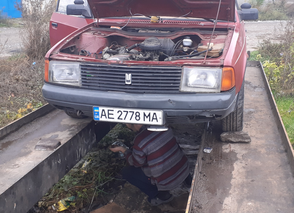 Заскочили на естакаду. 2