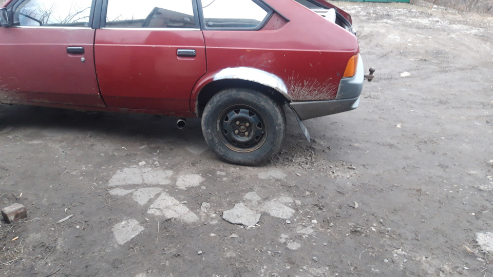 Перевзувся. Диски від Audi 100 5