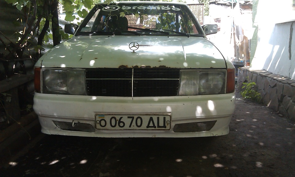 Фари від Mersedes-Benz 124 на москвич 2141 4