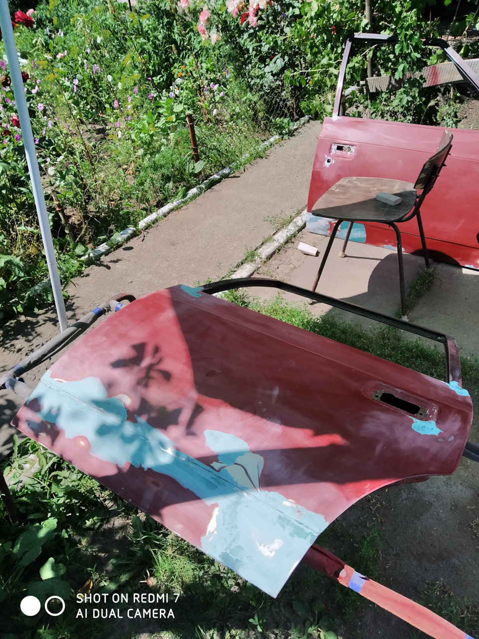 Підготовка та фарбування дверей та бампера. 5