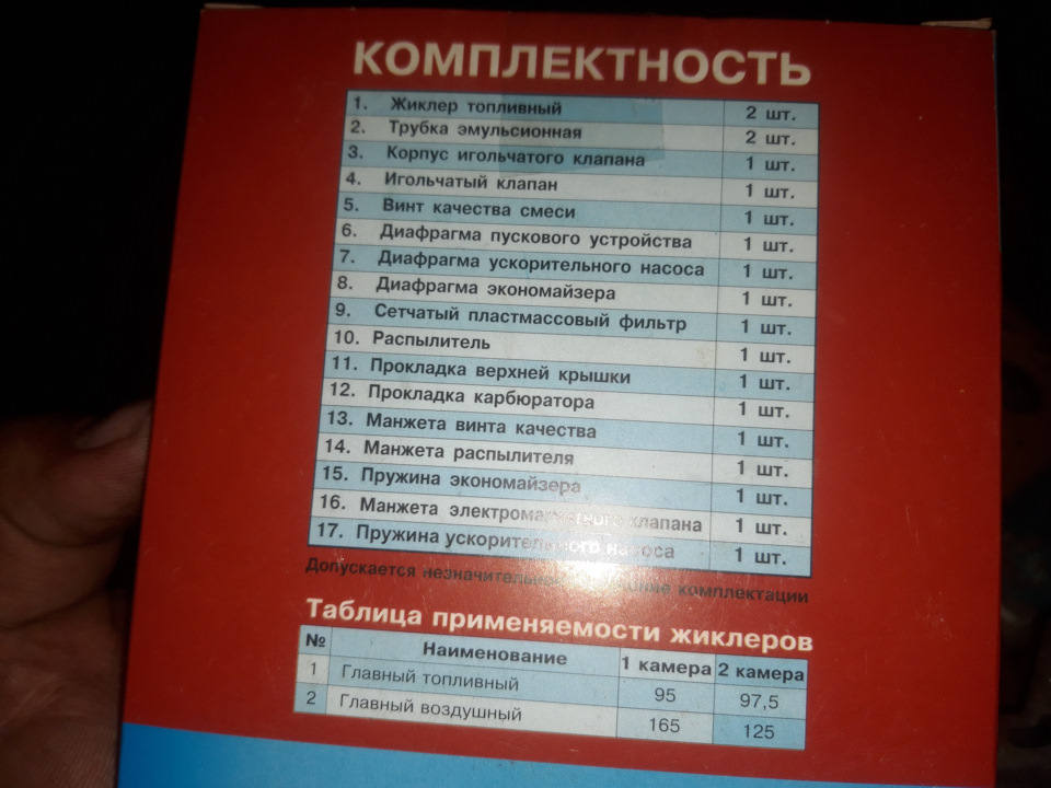 Розбирання та перебирання карбюратора solex. Ремонт своїми руками. 4