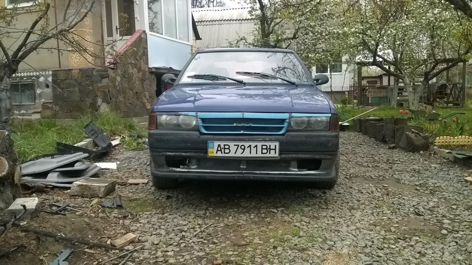 сьогодні прийшло натхнення і навіяло нижню кромку бампера. 5