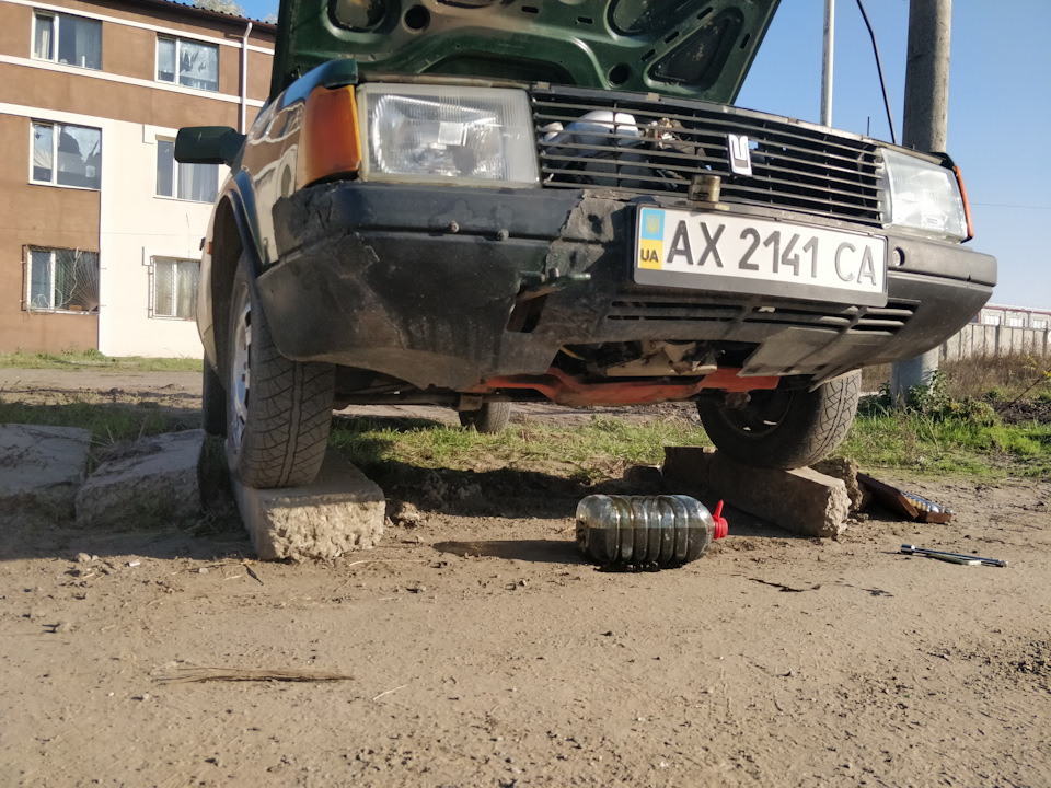 Заміна мастила Turbosyn 10w-40 напівсинь 5