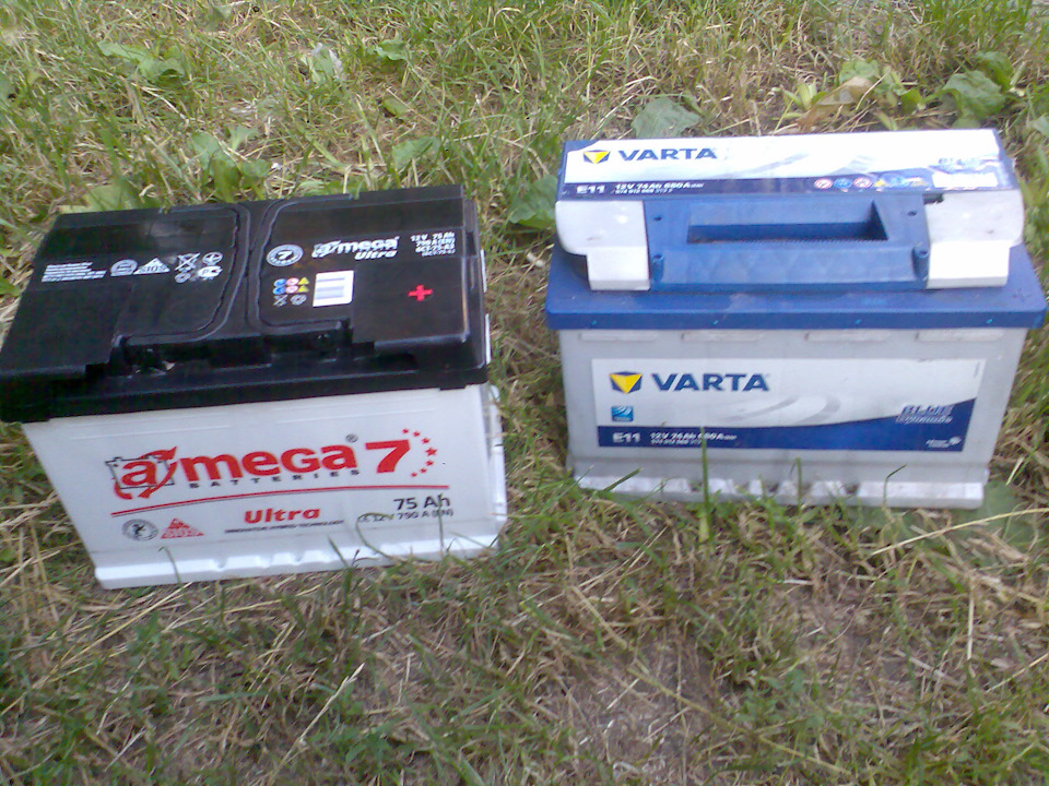 Акумулятор Amega 75Ah. 2