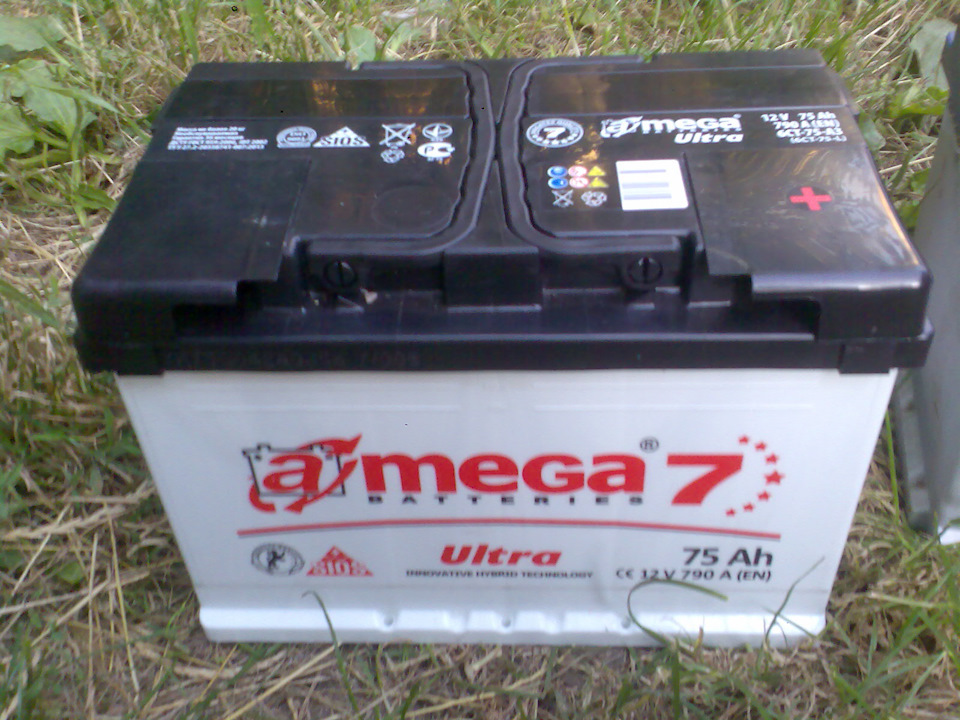 Акумулятор Amega 75Ah. 1