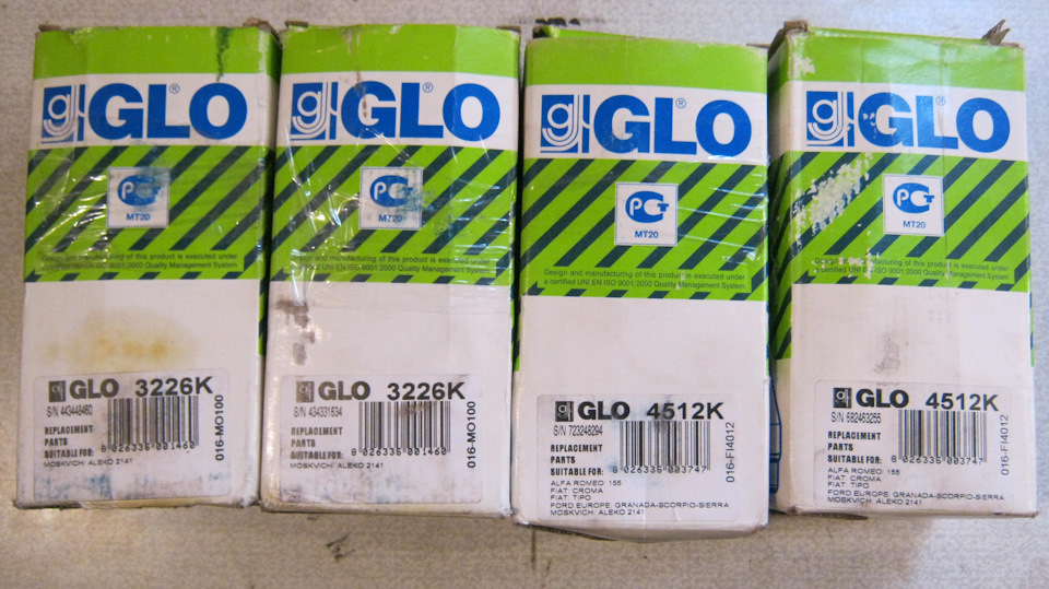 Шарніри GLO по колу. 2
