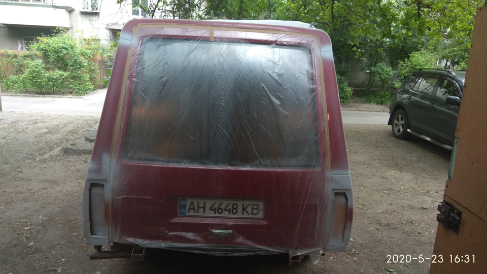 Задня частина - трохи малярки. 1