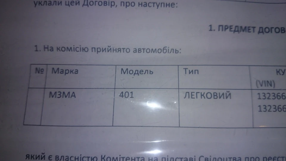 оформлення. Договір купівлі продажу