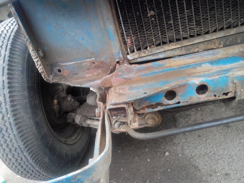 Розбір передньої частини авто 4