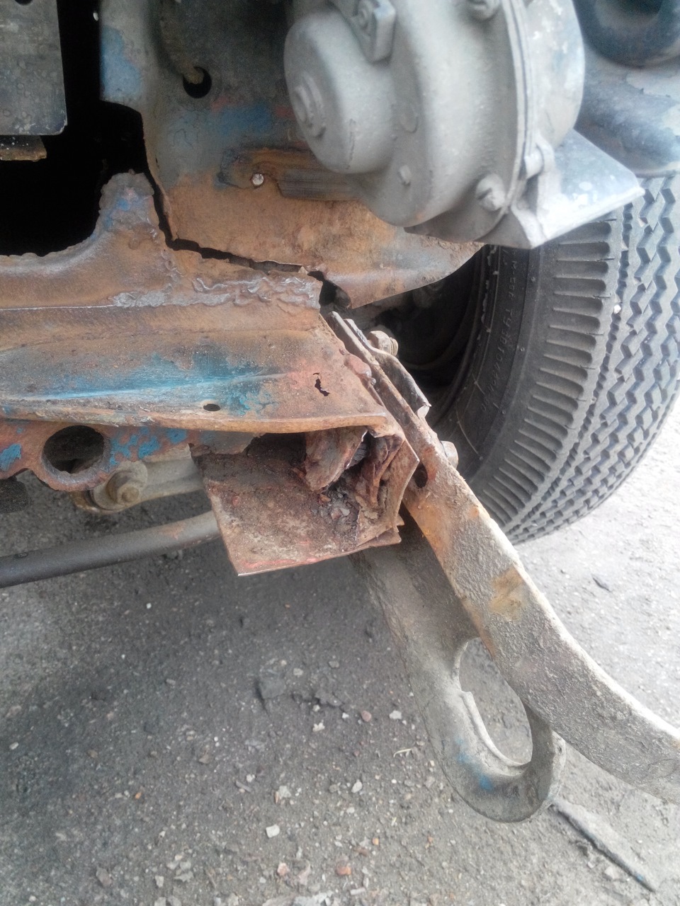 Розбір передньої частини авто 5
