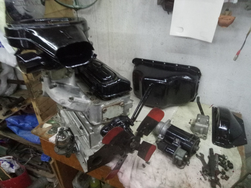 Двигун під фарбування 1