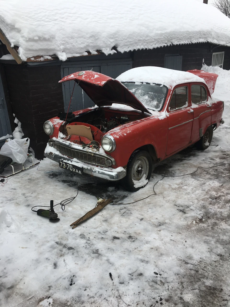 БСЗ на М407. Установка електро-бензо-насоса.