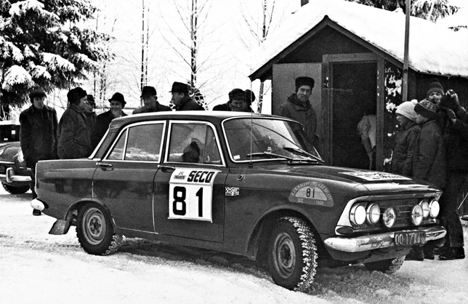 Москвич-408 ралі 1968 Швеція 1