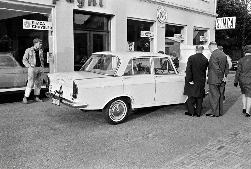 Москвич-408 у Данії. Написано 1964-65 роки, 2