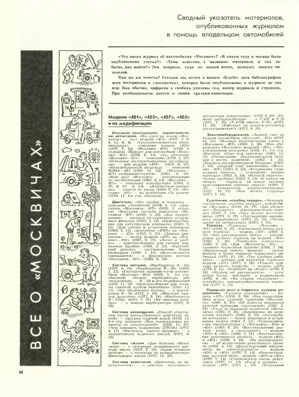 Все про Москвичів 401,402,407,403,408,412,412 ІЖ, 2140