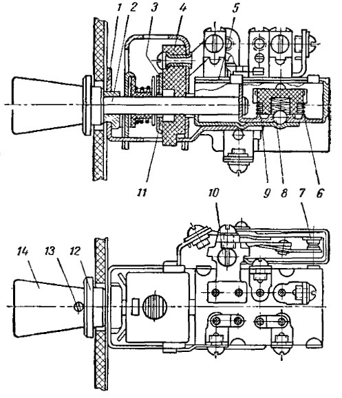 Ремонт центрального перемикача світла П-306(П-308, П-38 тощо) 4