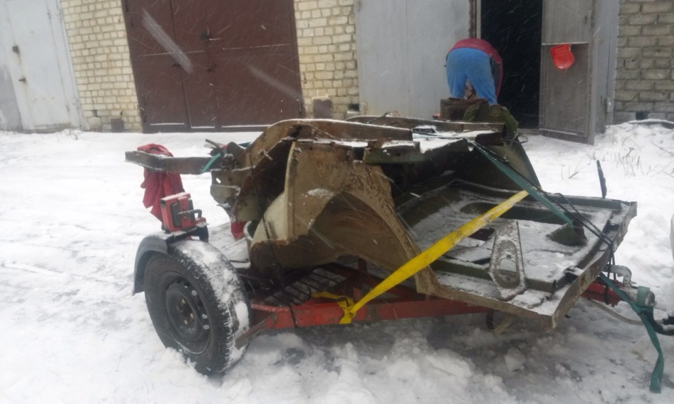 Доставка днища до місця ремонту 2