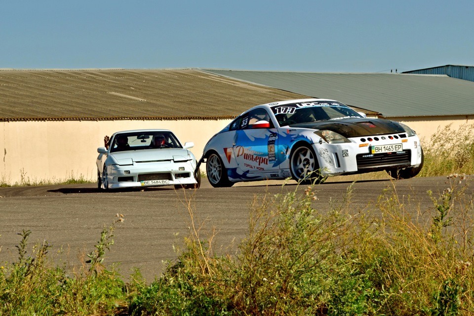 Nissan 200sx RPS13 VS Nissan 350Z Onboard 1