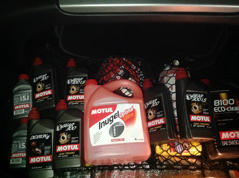 Заміна всіх рідин Nismo'чки на Motul 2