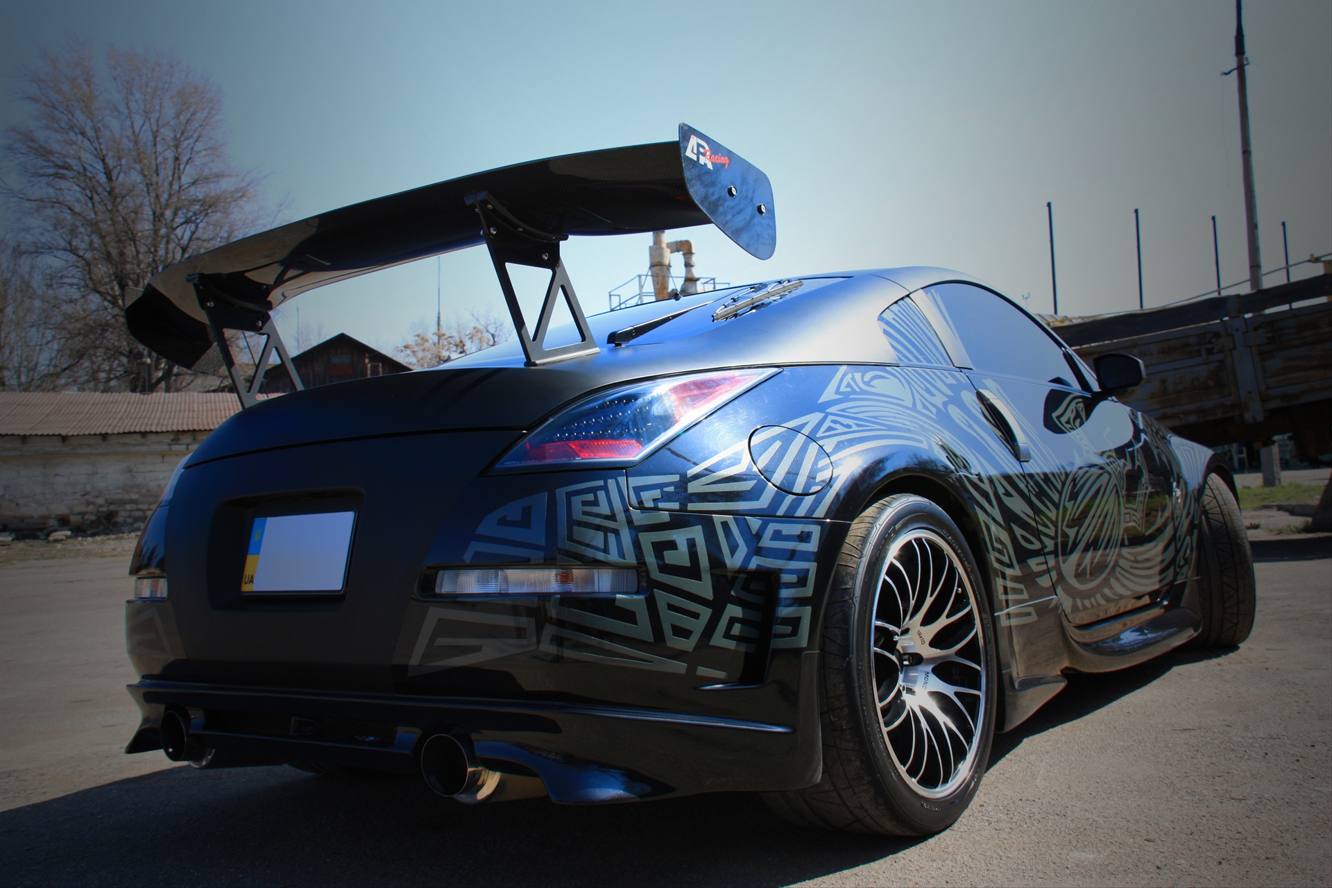 Встановлення спойлера APR GTC 300 3