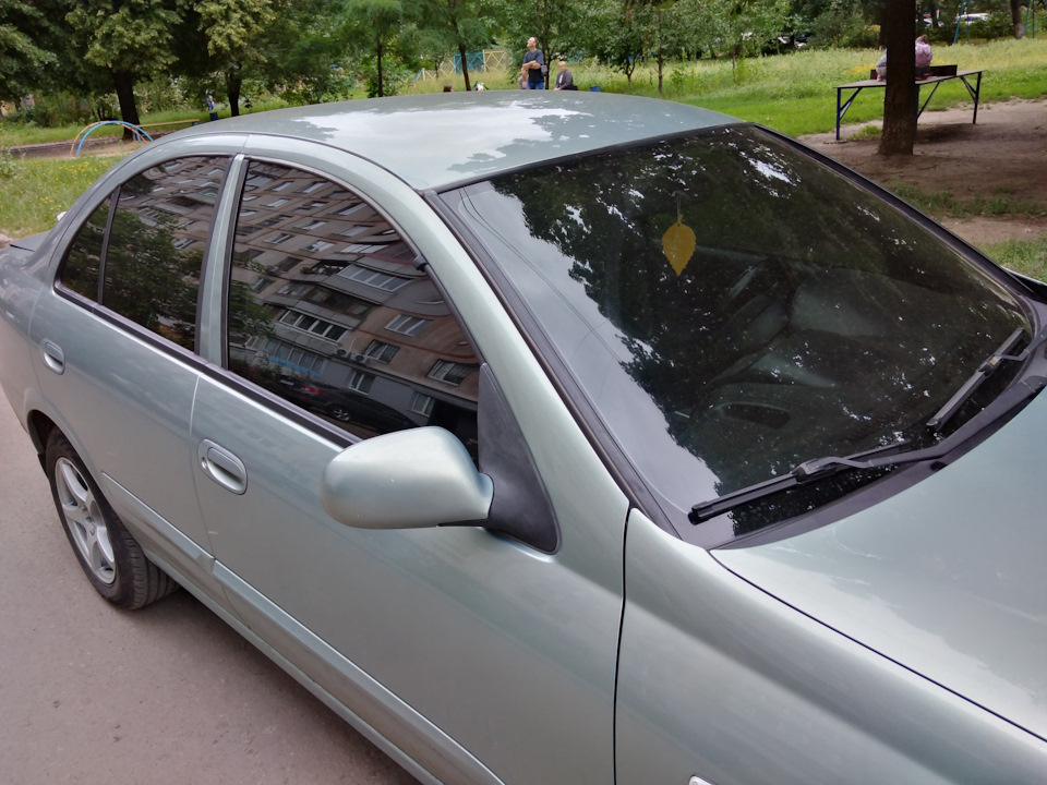 Дефлектори вікон (вітровики) ANV air для Nissan Almera Classic (B10) 3