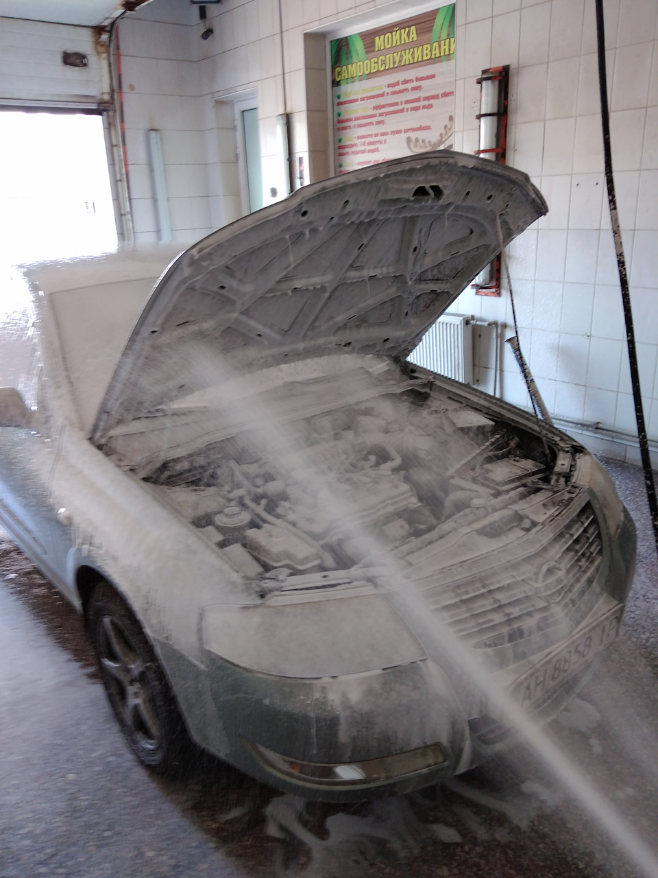 Мийка ДВЗ Nissan Almera 2