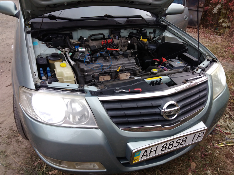 Не горить праве ближнє світло Nissan Almera Classic Вирішено! 5