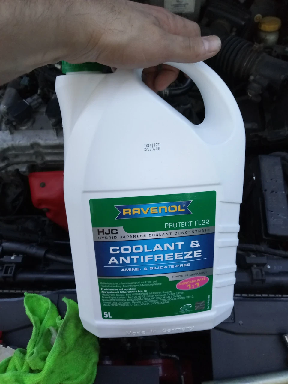 Заміна антифризу Ravenol