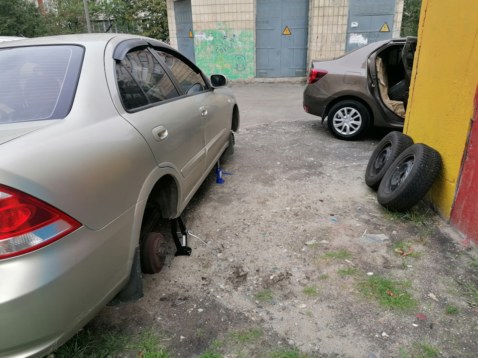 перевзуття на зимову гуму + нові диски для зимових шин 1