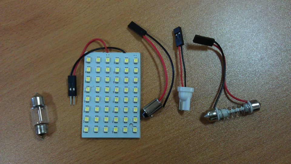 LED. Світлодіодні модулі в салон, багажник, бардачок 1