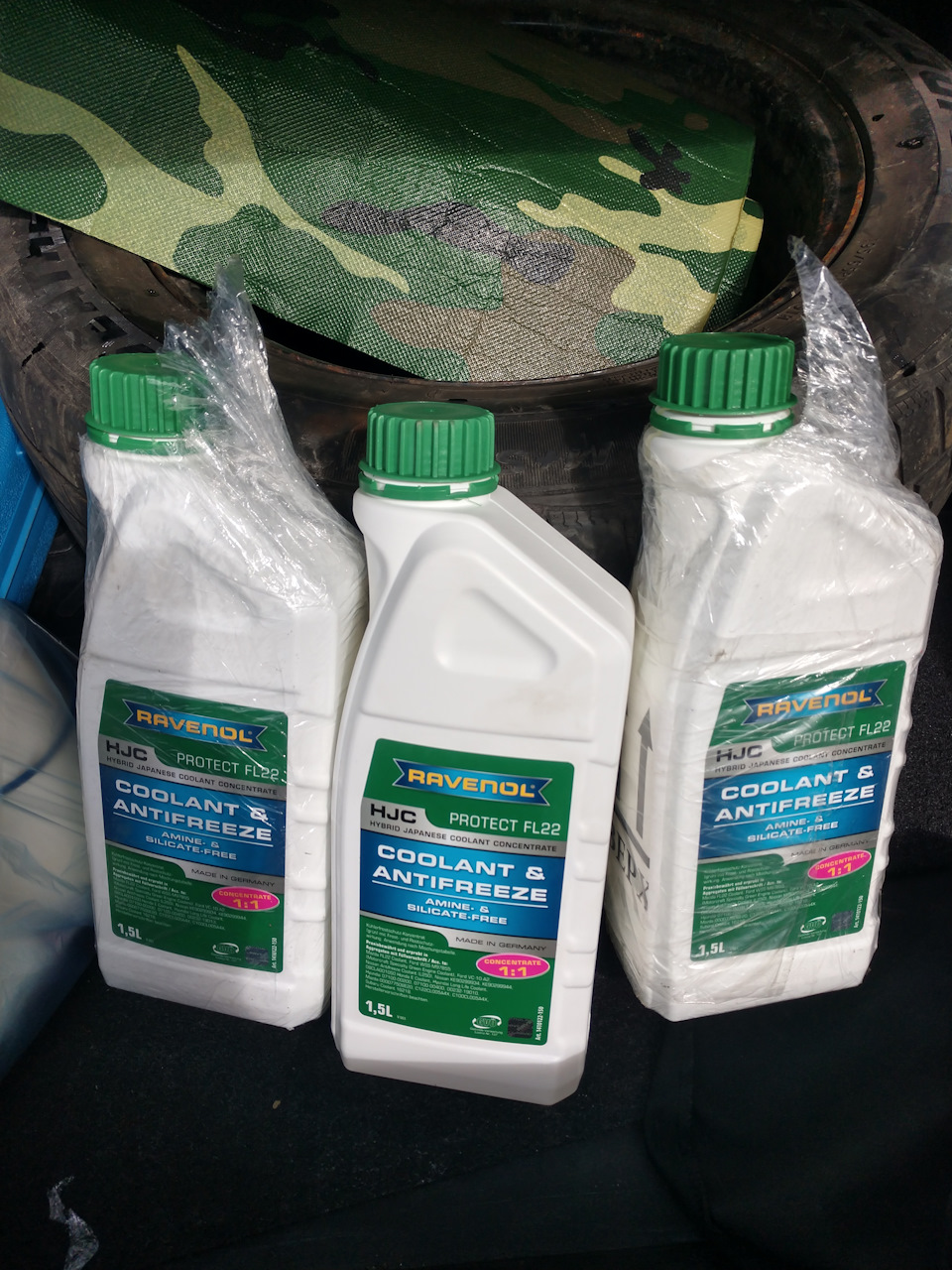 Перша за 100к зміна антифризу на RAVENOL HJC concentrat 2