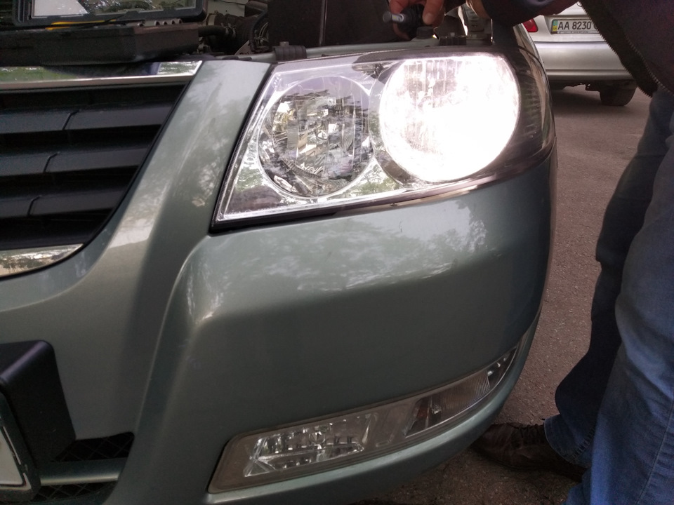 Зняв Led лампи габаритів 3