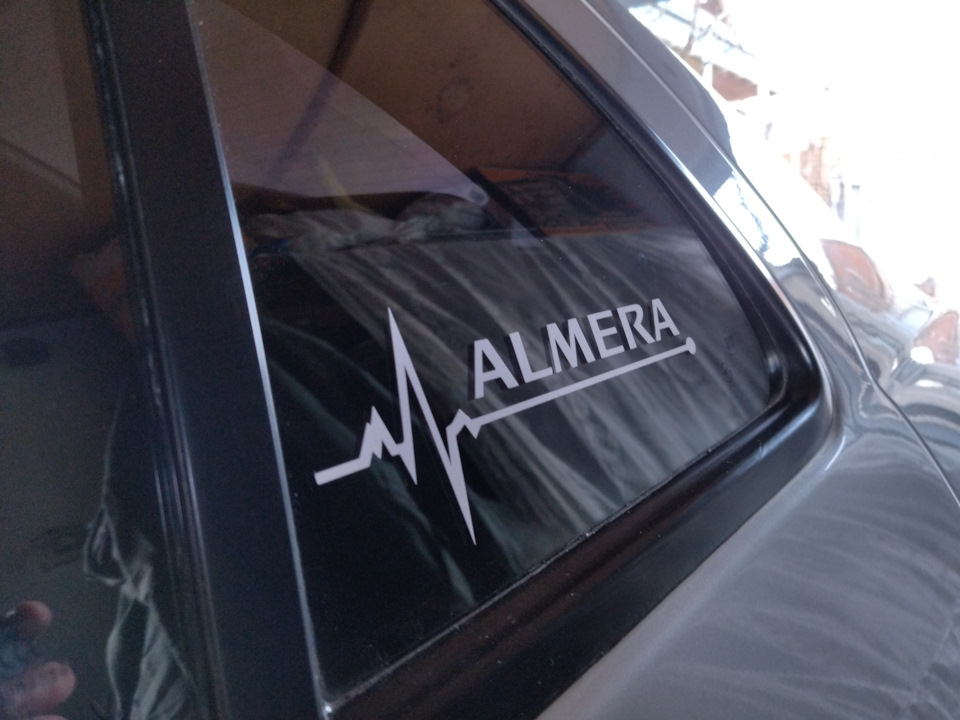 Вінилова наклейка ALMERA 2