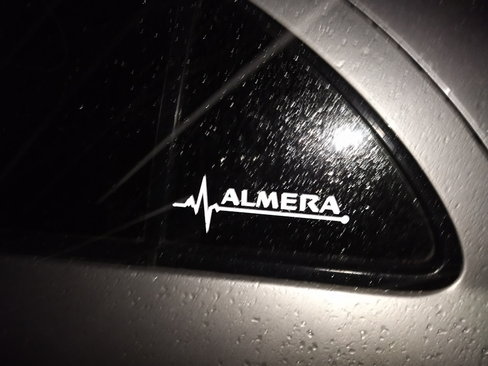 Вінилова наклейка ALMERA 1