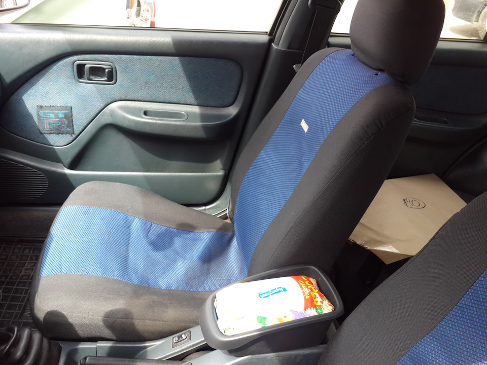 Нові чохли на сидіння Nissan Almera n15 2