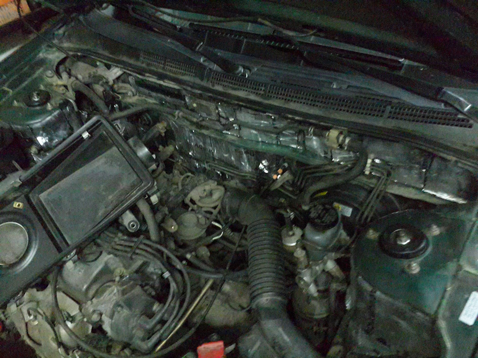 Шумоізоляція моторного щита Almera n15 2