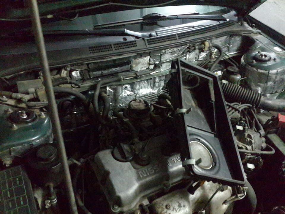 Шумоізоляція моторного щита Almera n15 4