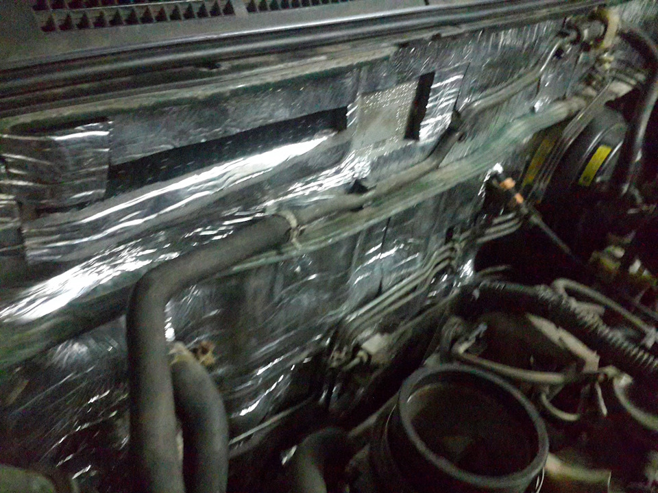 Шумоізоляція моторного щита Almera n15 1