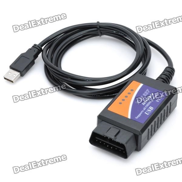 Діагностичний OBD2 сканер для Almera n16 і заряджання в прикурювач. 1