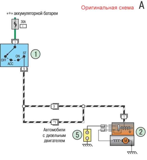 Встановлення додаткового реле для втягуючого 4