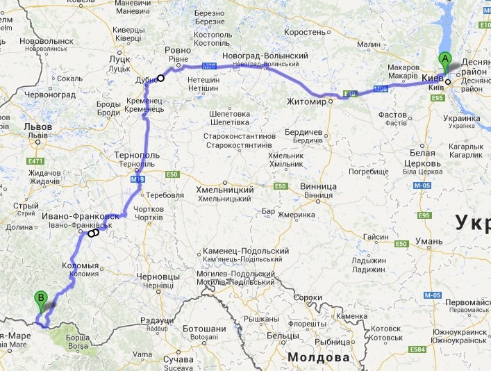 Їздили шукати сніг - 1700 кілометрів за 4 дні 2