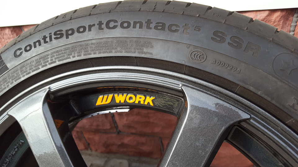 WORK XT 7 & ContiSportContact 225/45 R18 2