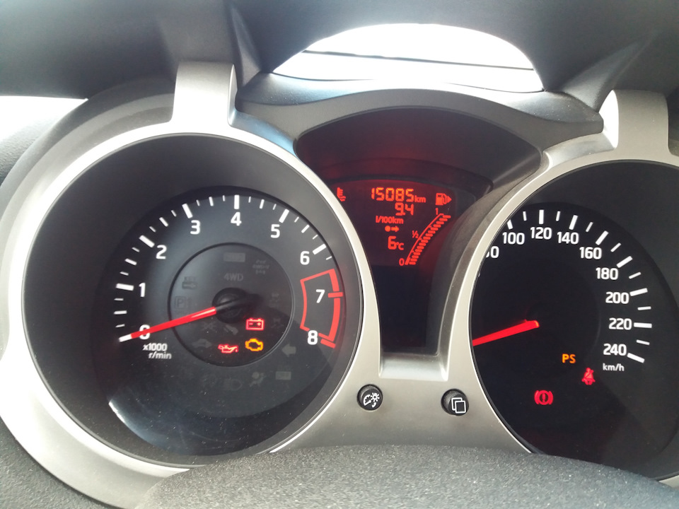 Трохи про витрату Nissan Juke 1.6 turbo механіка. 2