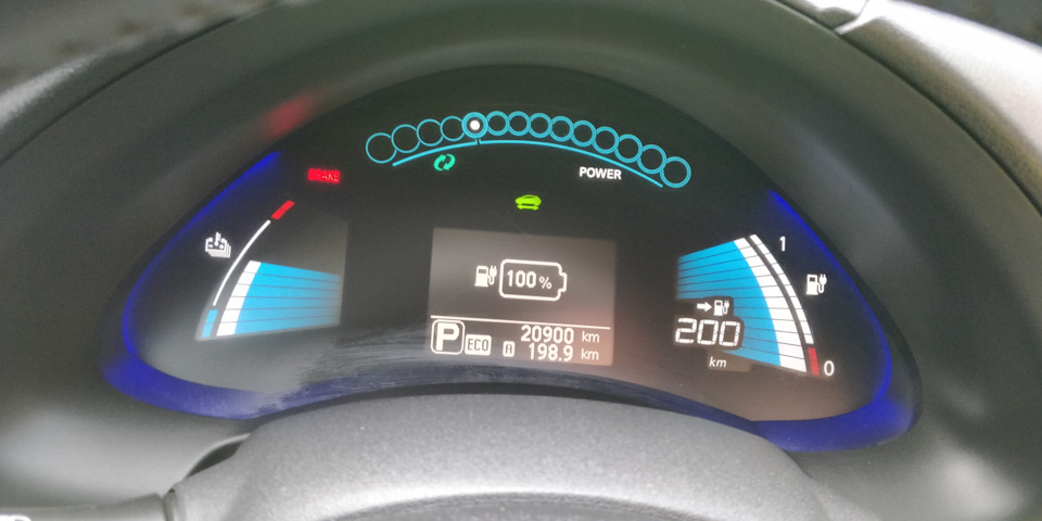 Реальний пробіг Nissan Leaf 40kw 2
