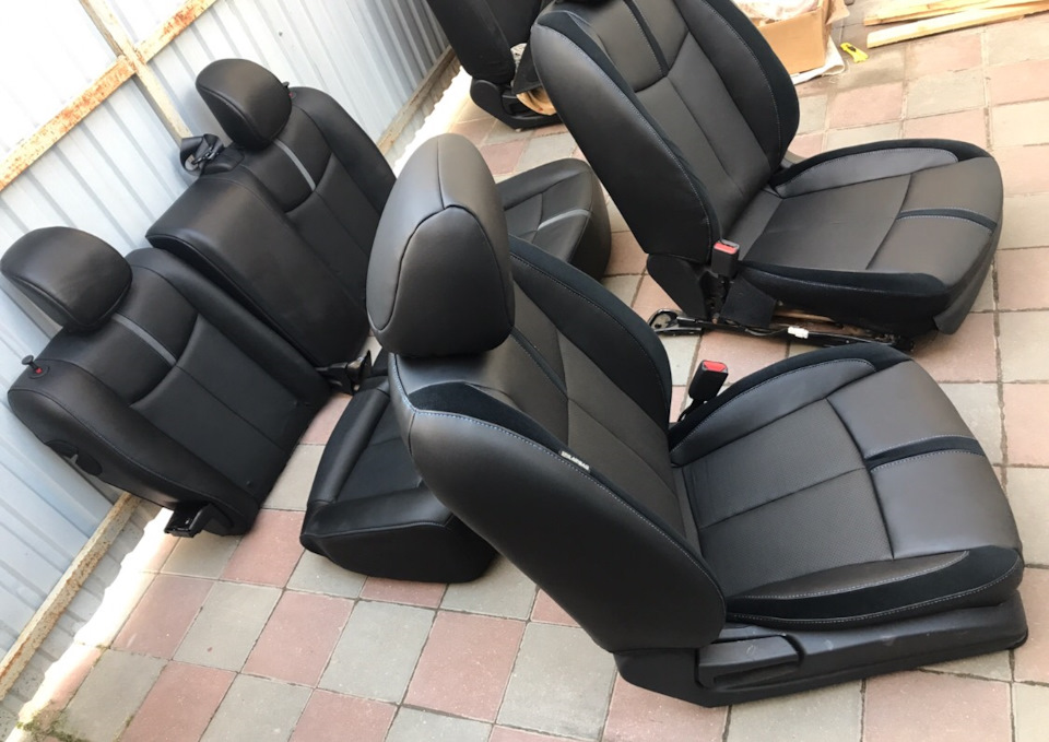 Проробка апгрейду салону (заміна сидінь) LEAF Ze1 своїми руками 5
