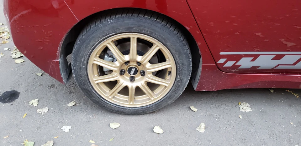 Gold BBS STI на зиму