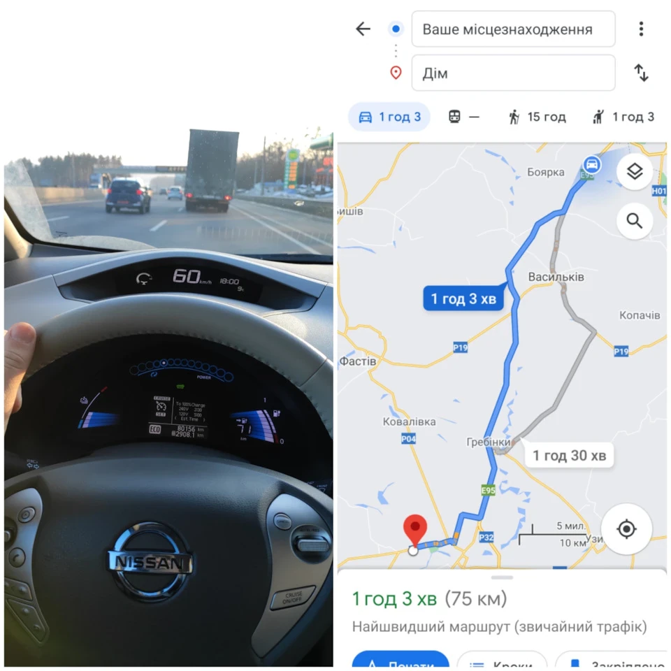 Покупка та перші 70км