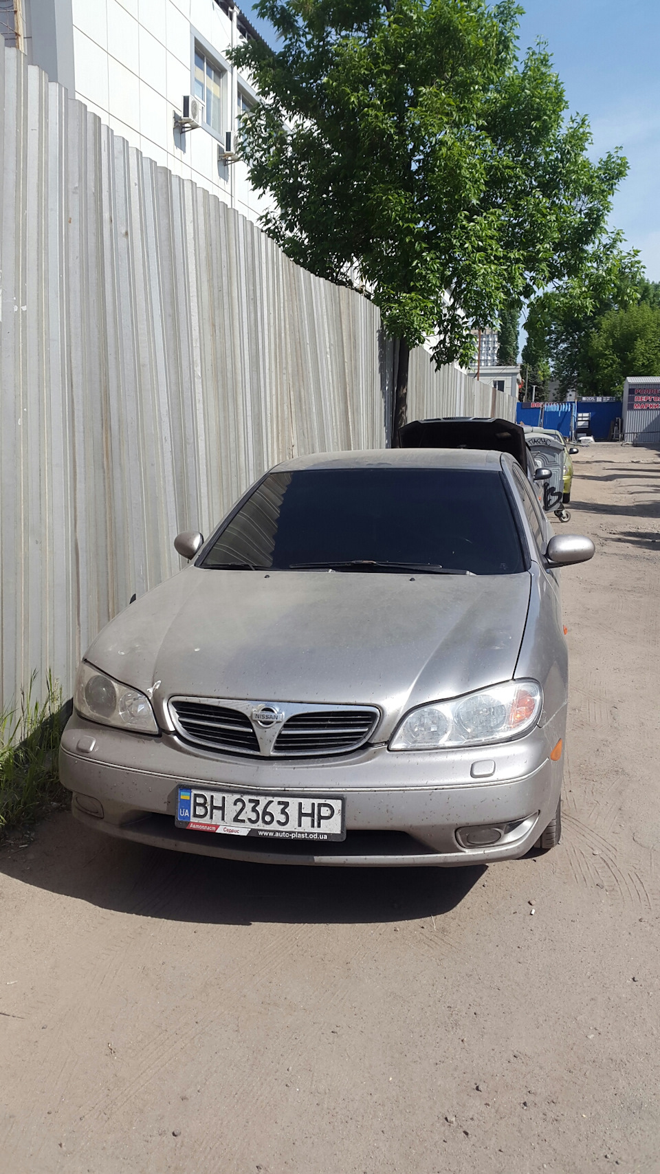 # Тонування лобового скла Nissan Maxima A33 1