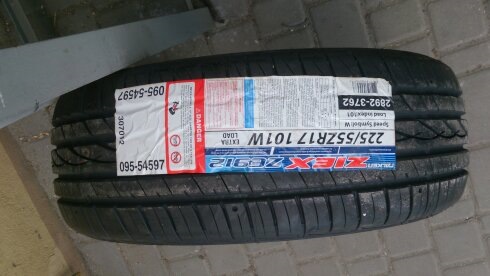 Установка шин лето FALKEN ZIEX ZE 912 101W, 225/55R17 5