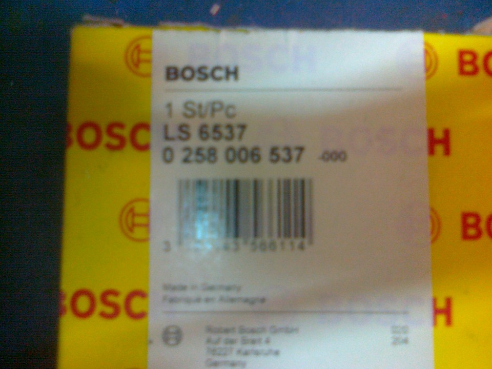 Заміна штатних лямбда-зондів на лямбду від ВАЗ-2110 BOSCH LS 6537 0 258 006 537 1
